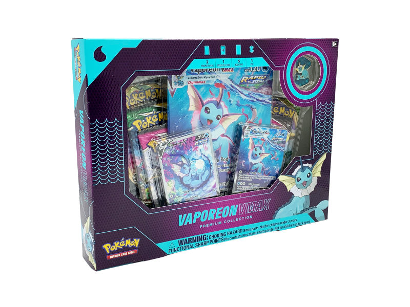 Pokémon Vaporeon VMax Premium Collection Box